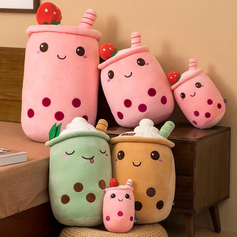 Big Collection of Bubble Tea Plush Cups - MoeMoeKyun