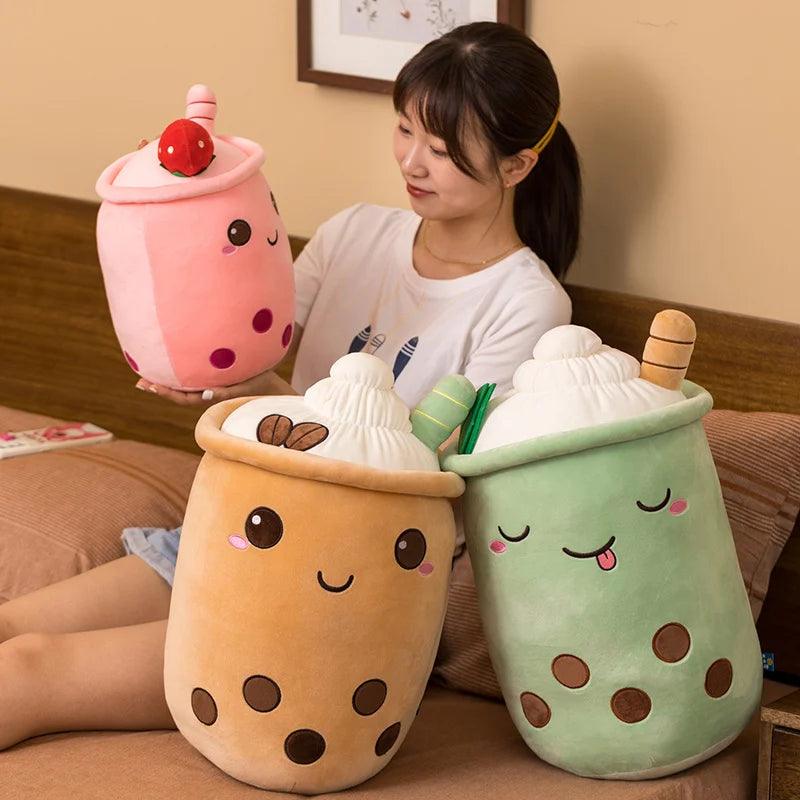 Big Collection of Bubble Tea Plush Cups - MoeMoeKyun