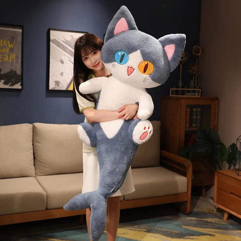 Big-Eyed Shark-Cat Plushies - MoeMoeKyun