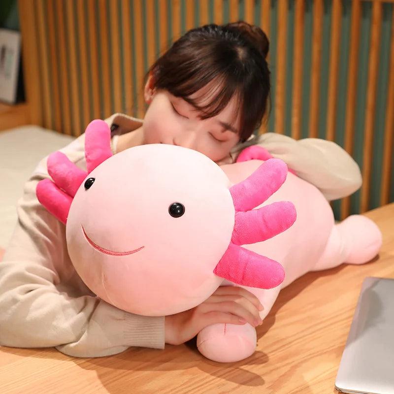 Cheerful Cuddly Axolotl Plushies - MoeMoeKyun