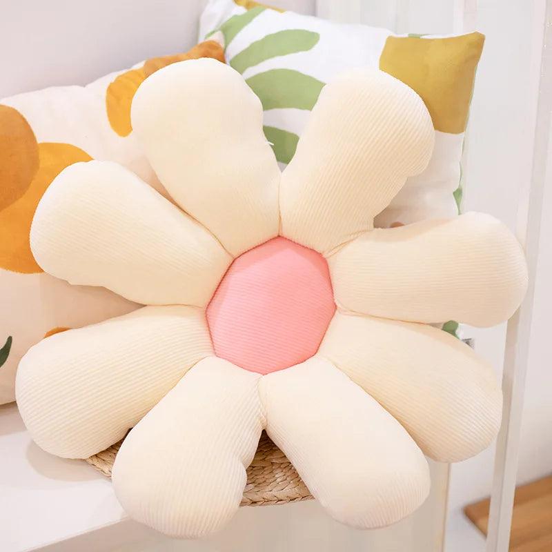 Cushy Daisy Plush Pillows - MoeMoeKyun