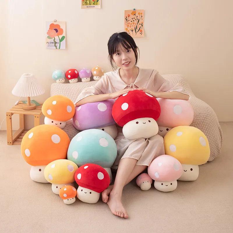 Cute Colorful Mushroom Plushies - MoeMoeKyun