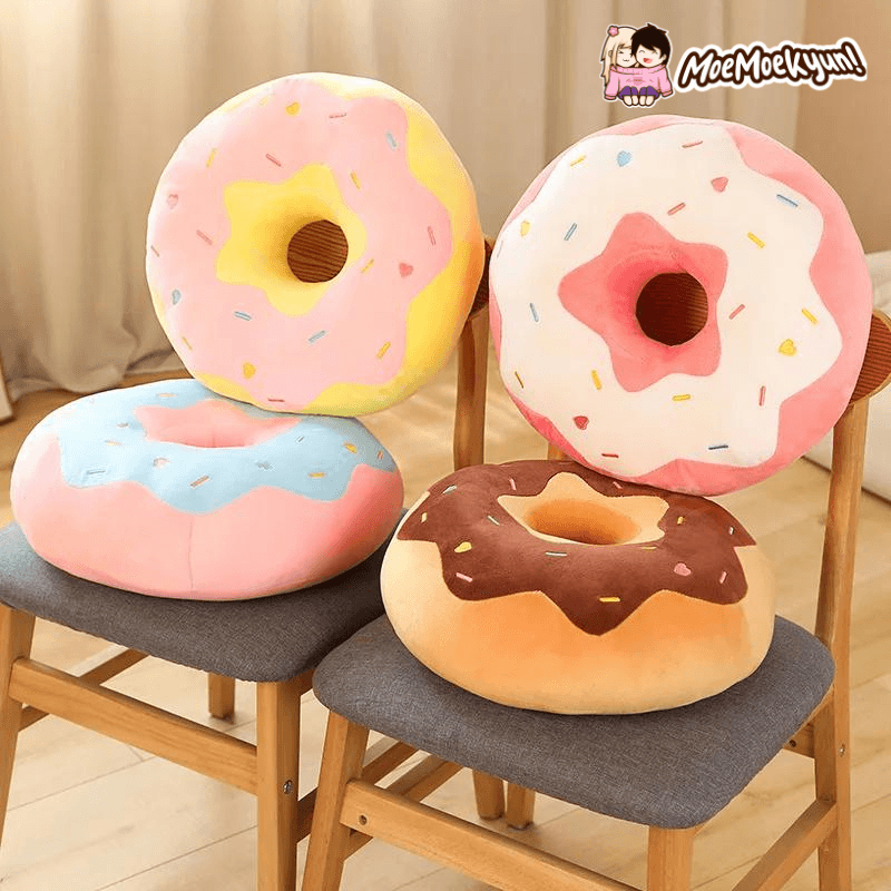 Delightful Donut Plush Pillows - MoeMoeKyun