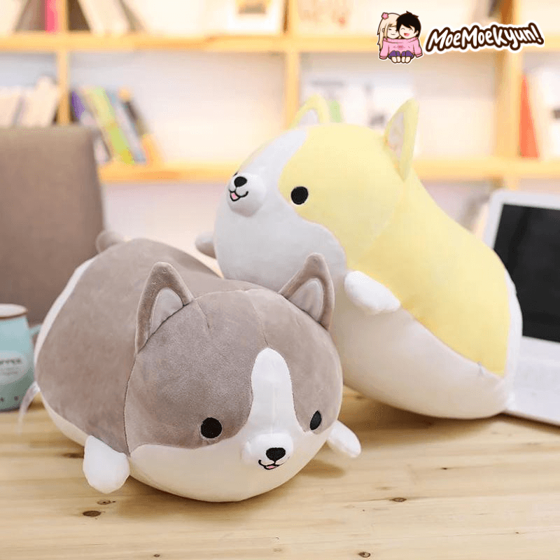 Double Cute Corgi Plush Toys - MoeMoeKyun