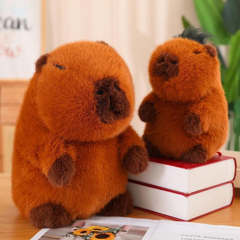 Fluffy Brown Capybara Plush Toys | New - MoeMoeKyun