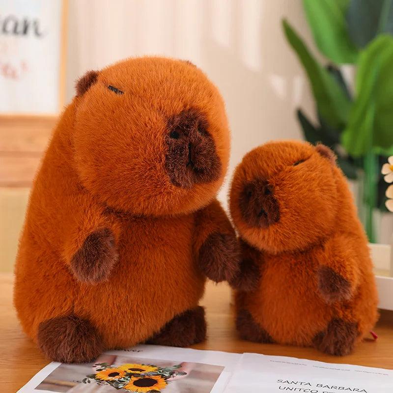 Fluffy Brown Capybara Plush Toys | New - MoeMoeKyun