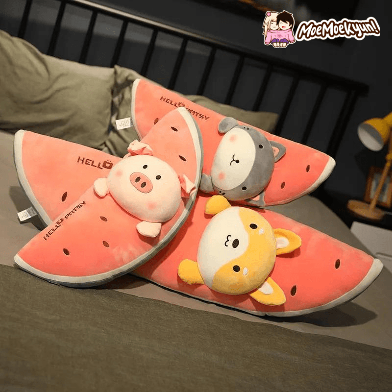 Fruity Animals in Watermelon Plushies - MoeMoeKyun