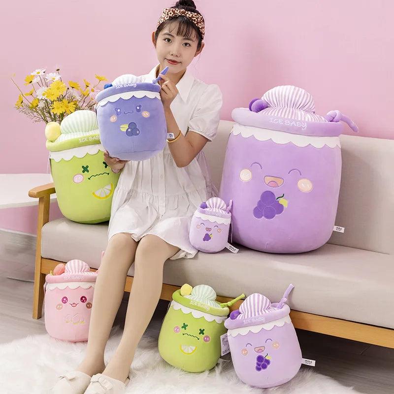 Fruity Bubble Tea Plush Toys - MoeMoeKyun
