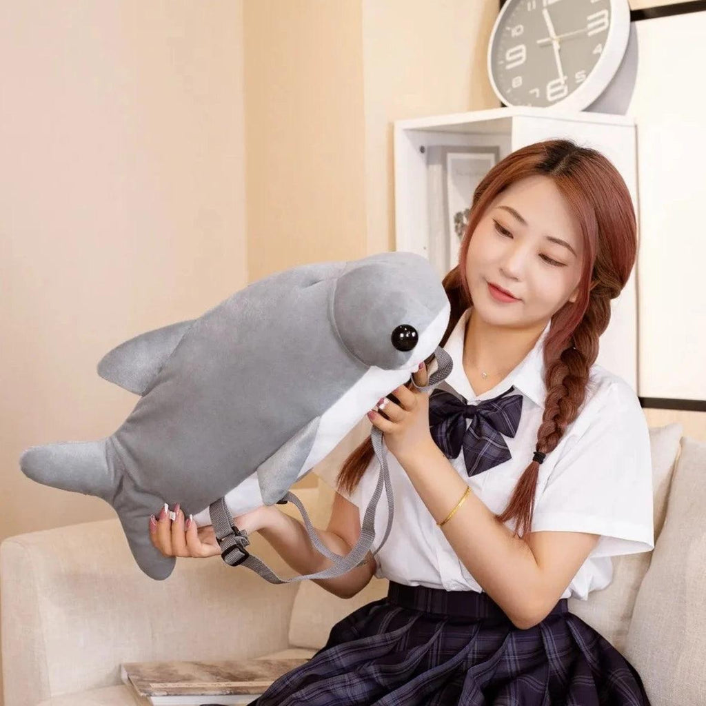 Hammerhead Shark Plush Backpack - MoeMoeKyun