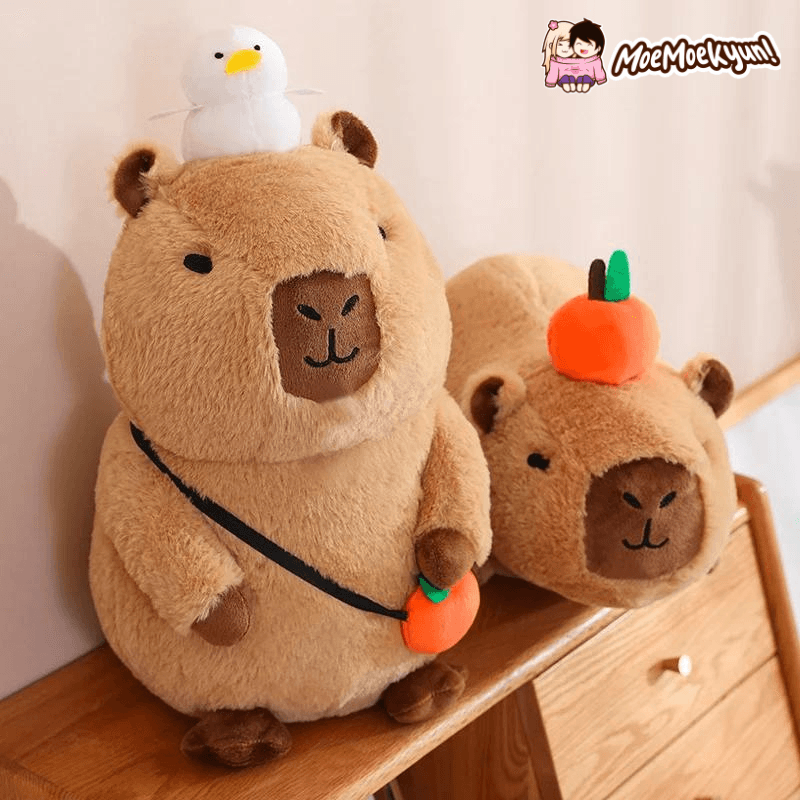 Happy Capybaras with Bubble Gum | New - MoeMoeKyun