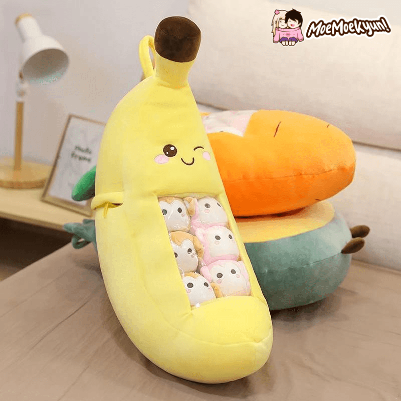 Happy Fruit Bag Plushies - MoeMoeKyun