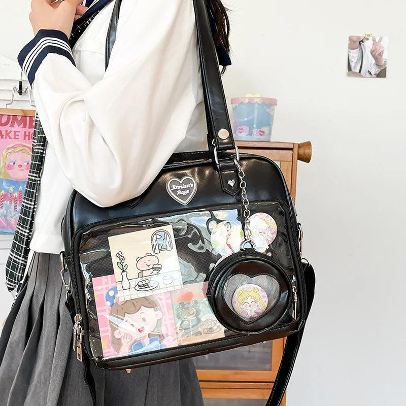 Japanese Style Ita Bag with Ita Trinket - MoeMoeKyun