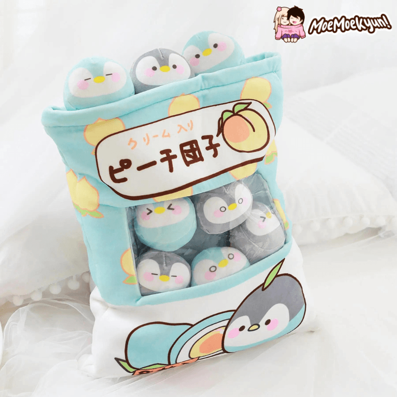 Plush Candy Bag with Small Soft Animal Toys - MoeMoeKyun