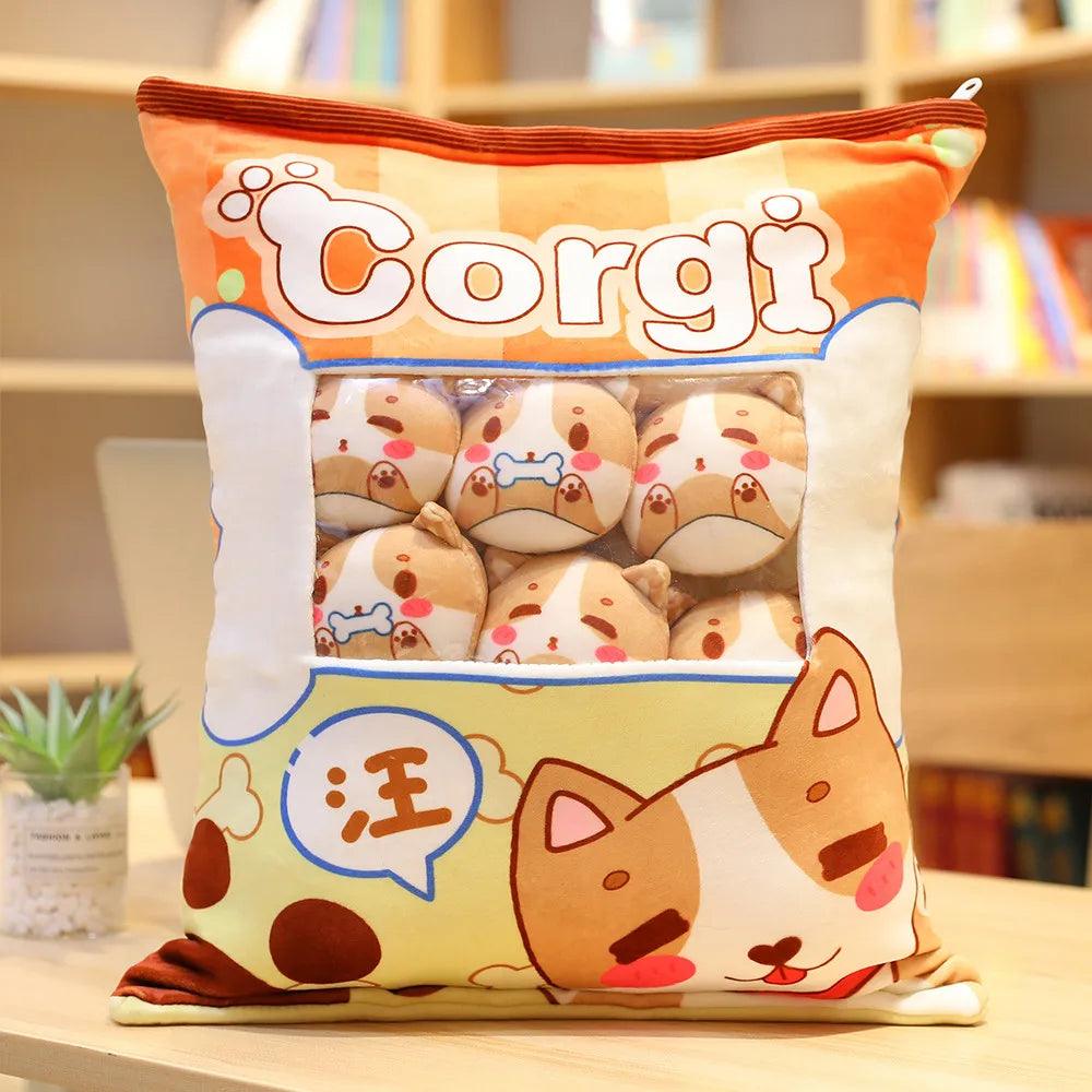 Plush Candy Bag with Small Soft Animal Toys - MoeMoeKyun