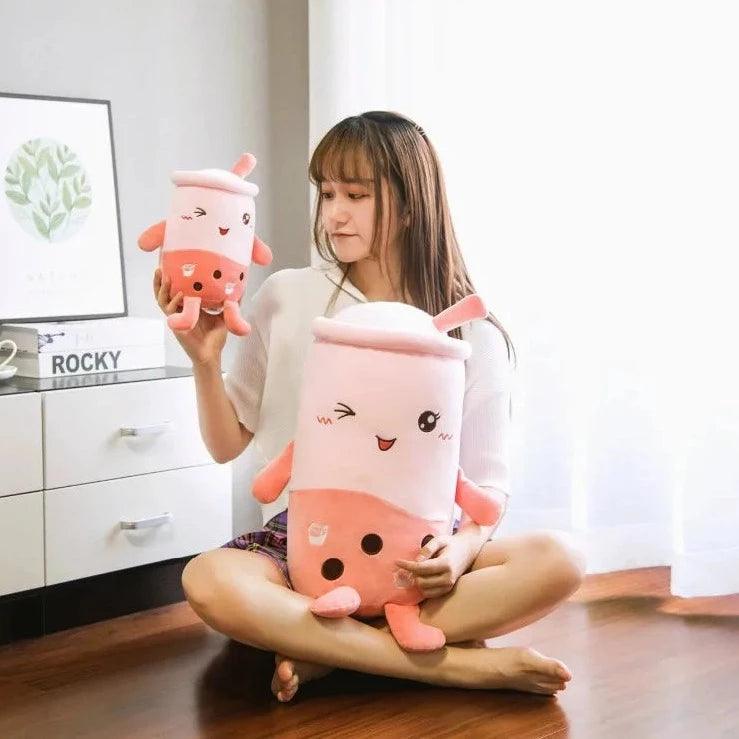 Smily Milk Bubble Tea Plushies - MoeMoeKyun