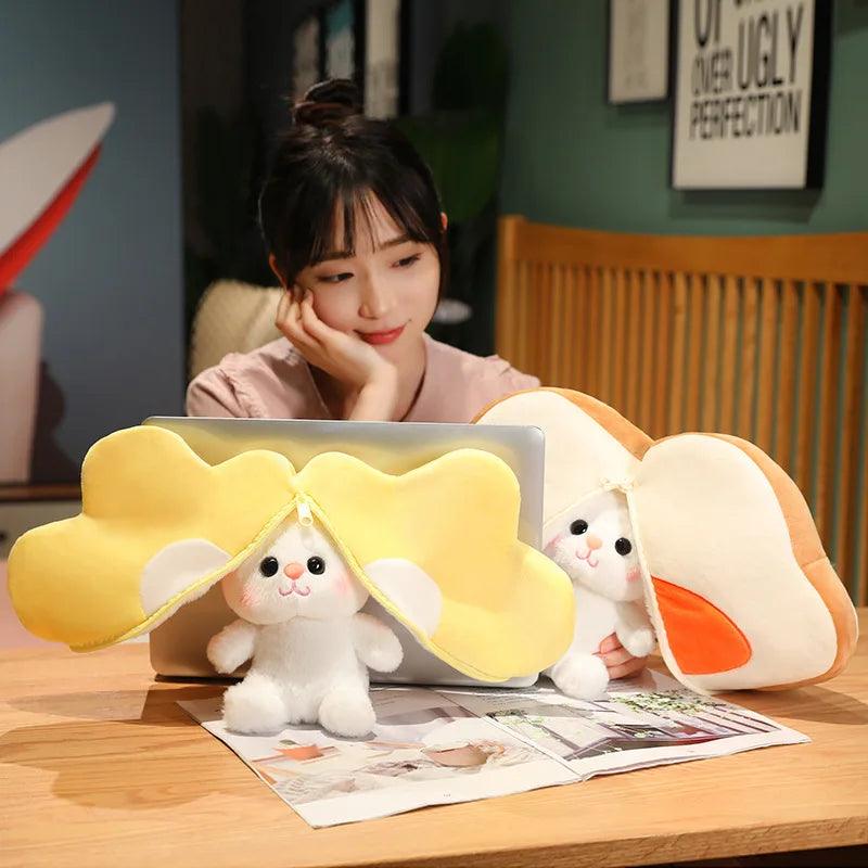 Sneaky Transformable Rabbit Plushies - MoeMoeKyun