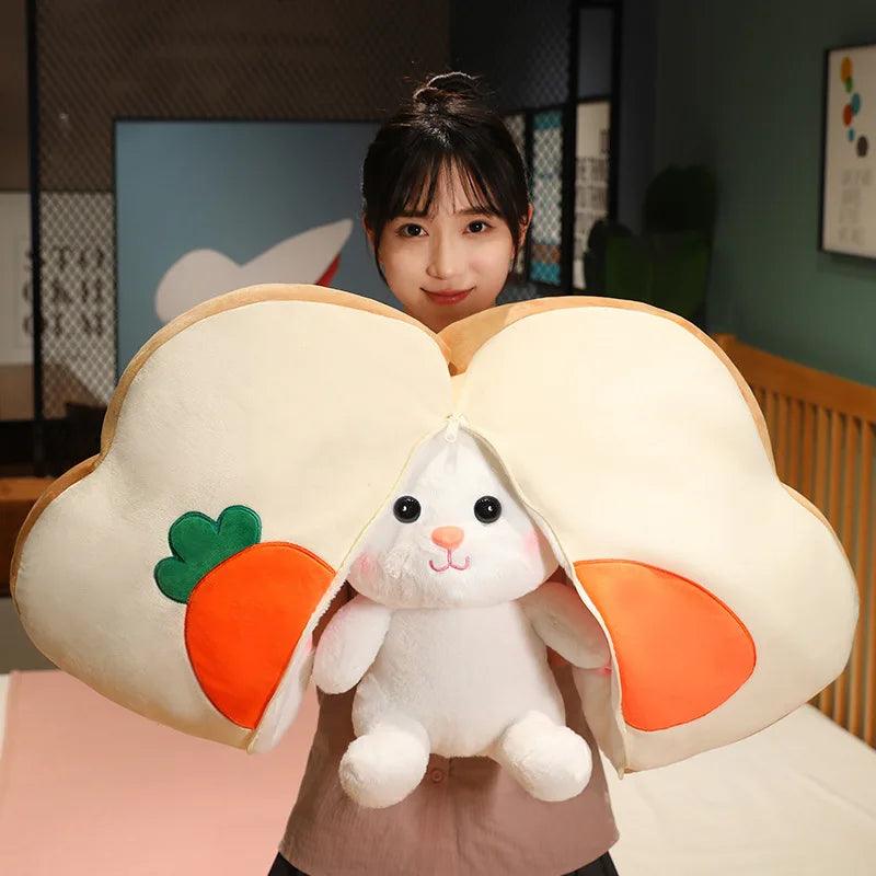 Sneaky Transformable Rabbit Plushies - MoeMoeKyun