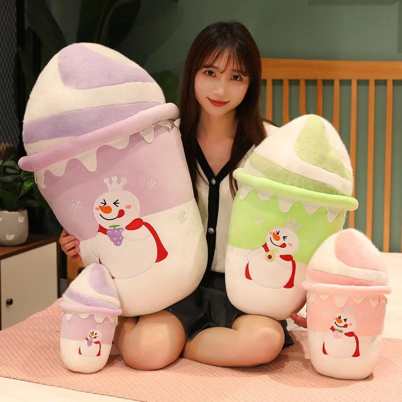 Snowman Ice Cream Plush Toys - MoeMoeKyun
