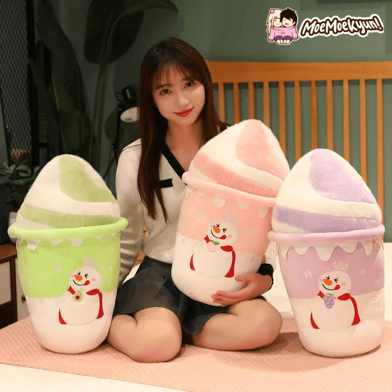 Snowman Ice Cream Plush Toys - MoeMoeKyun