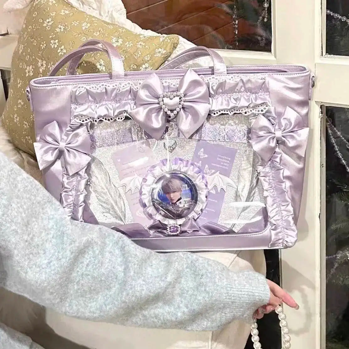 Pearl Lace Ita Tote Bag – MoeMoeKyun