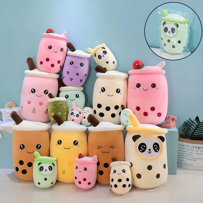 Big Collection of Bubble Tea Plush Cups - MoeMoeKyun