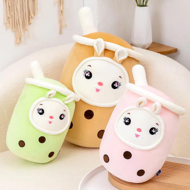 Big Collection of Bubble Tea Plush Cups - MoeMoeKyun