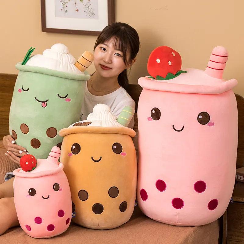 Big Collection of Bubble Tea Plush Cups - MoeMoeKyun