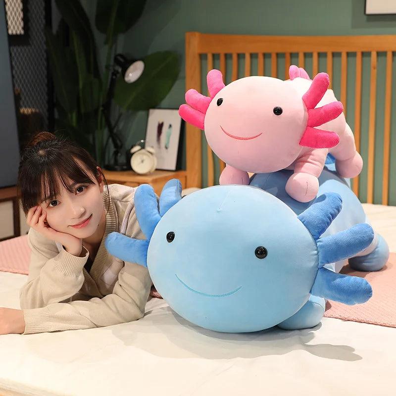 Cheerful Cuddly Axolotl Plushies - MoeMoeKyun