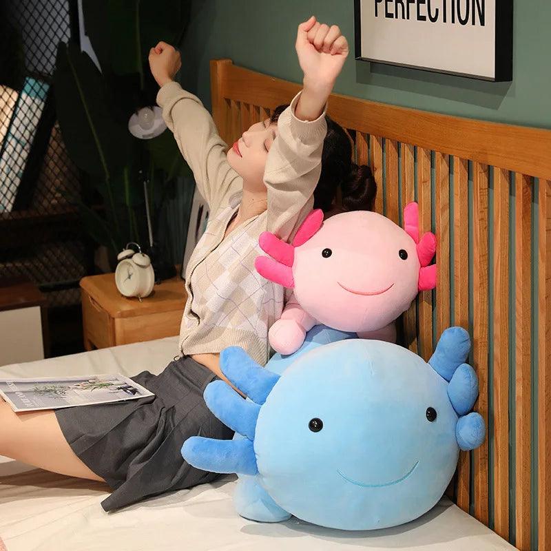 Cheerful Cuddly Axolotl Plushies - MoeMoeKyun