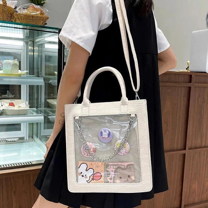 Classy Croc Leather Ita Bag - MoeMoeKyun