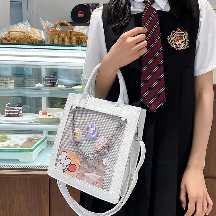 Classy Croc Leather Ita Bag - MoeMoeKyun