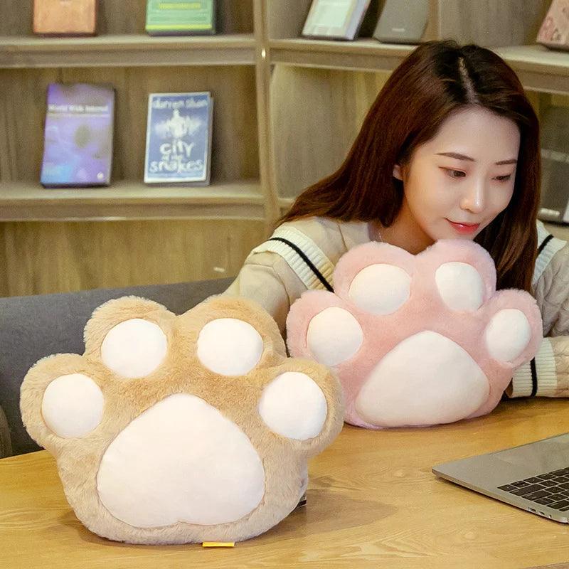 Cozy Cat Paw Shaped Pillow & Hand Warmer - MoeMoeKyun