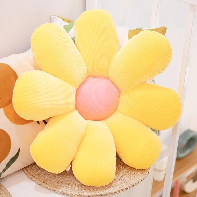 Cushy Daisy Plush Pillows - MoeMoeKyun