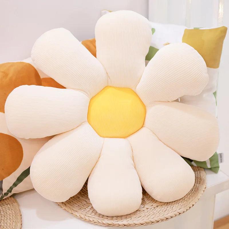 Cushy Daisy Plush Pillows - MoeMoeKyun