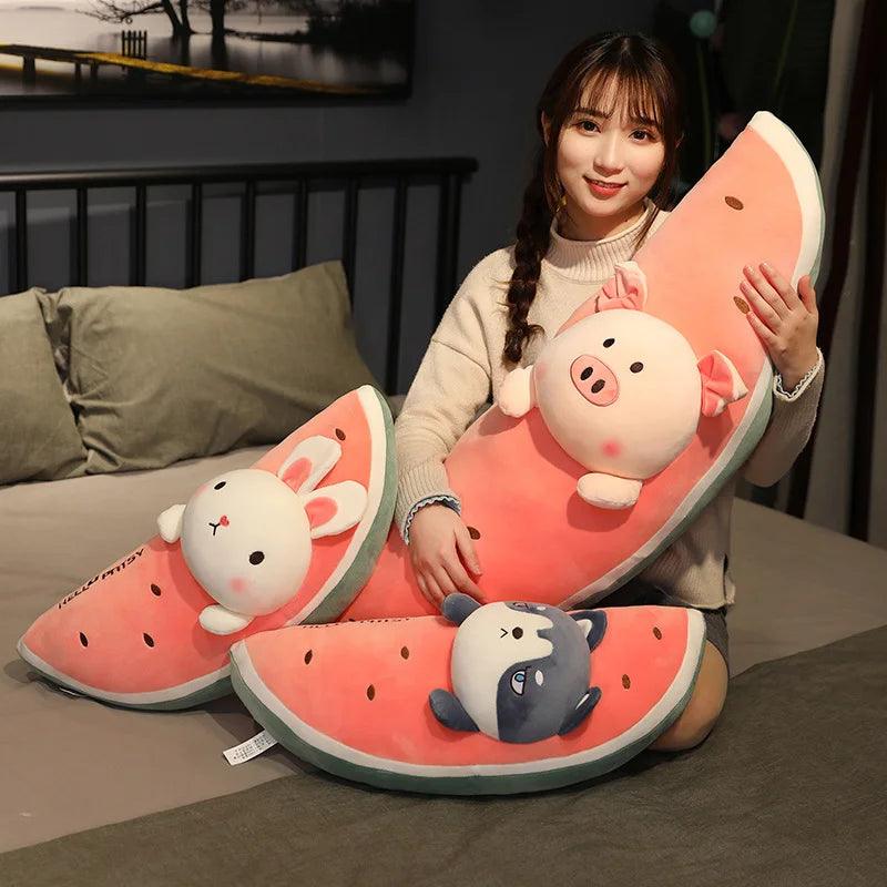 Fruity Animals in Watermelon Plushies - MoeMoeKyun