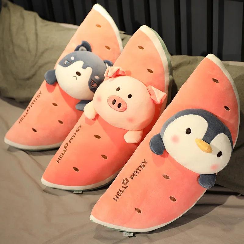 Fruity Animals in Watermelon Plushies - MoeMoeKyun