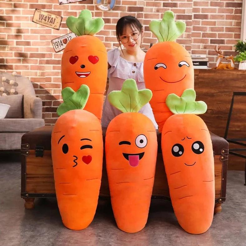 Funny Carrot Plush Toy | New - MoeMoeKyun