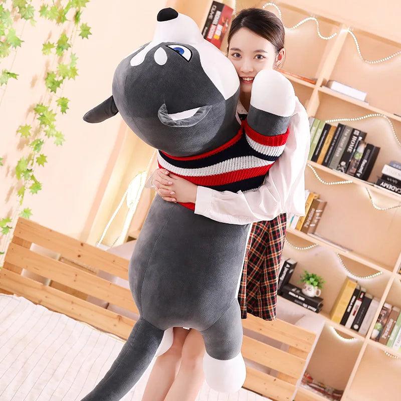 Giant Husky in a Sweater Plushie - MoeMoeKyun