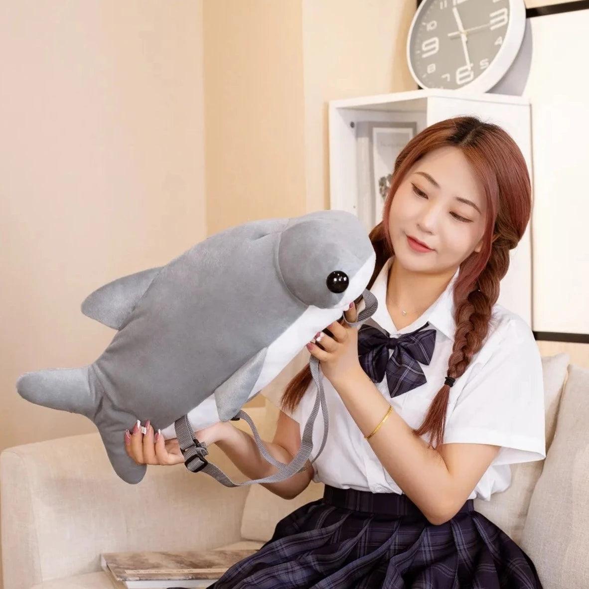 Hammerhead Shark Plush Backpack – MoeMoeKyun Hammerhead Shark Plush Backpack – MoeMoeKyun