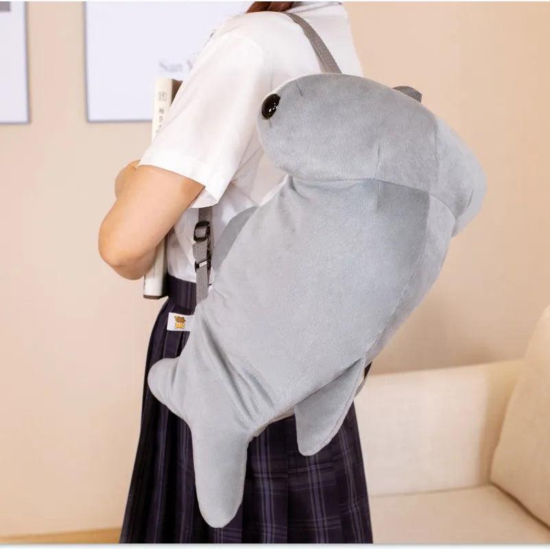 Hammerhead Shark Plush Backpack - MoeMoeKyun