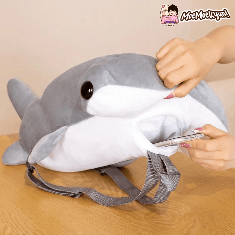 Hammerhead Shark Plush Backpack - MoeMoeKyun