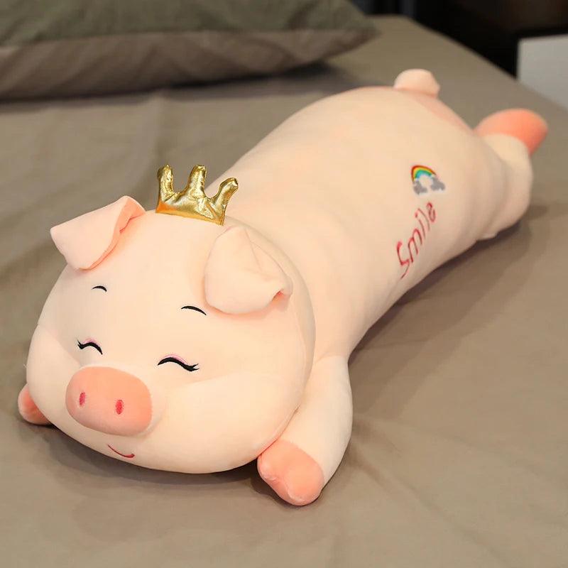 Happy Crowned Pig Plush Toys - MoeMoeKyun