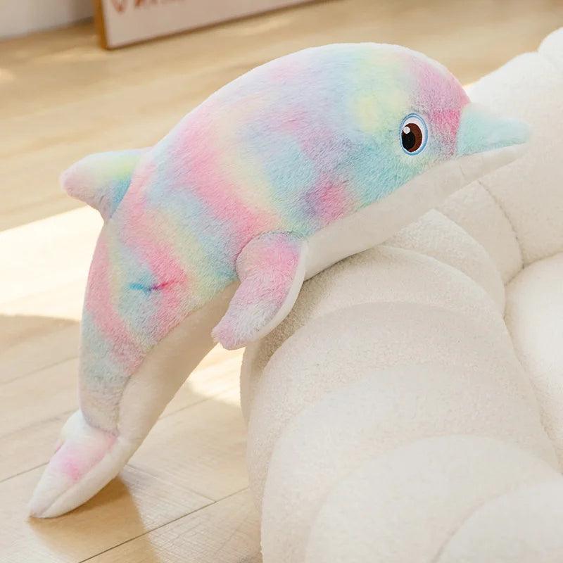 Hypnotic Rainbow Dolphin Plushies MoeMoeKyun