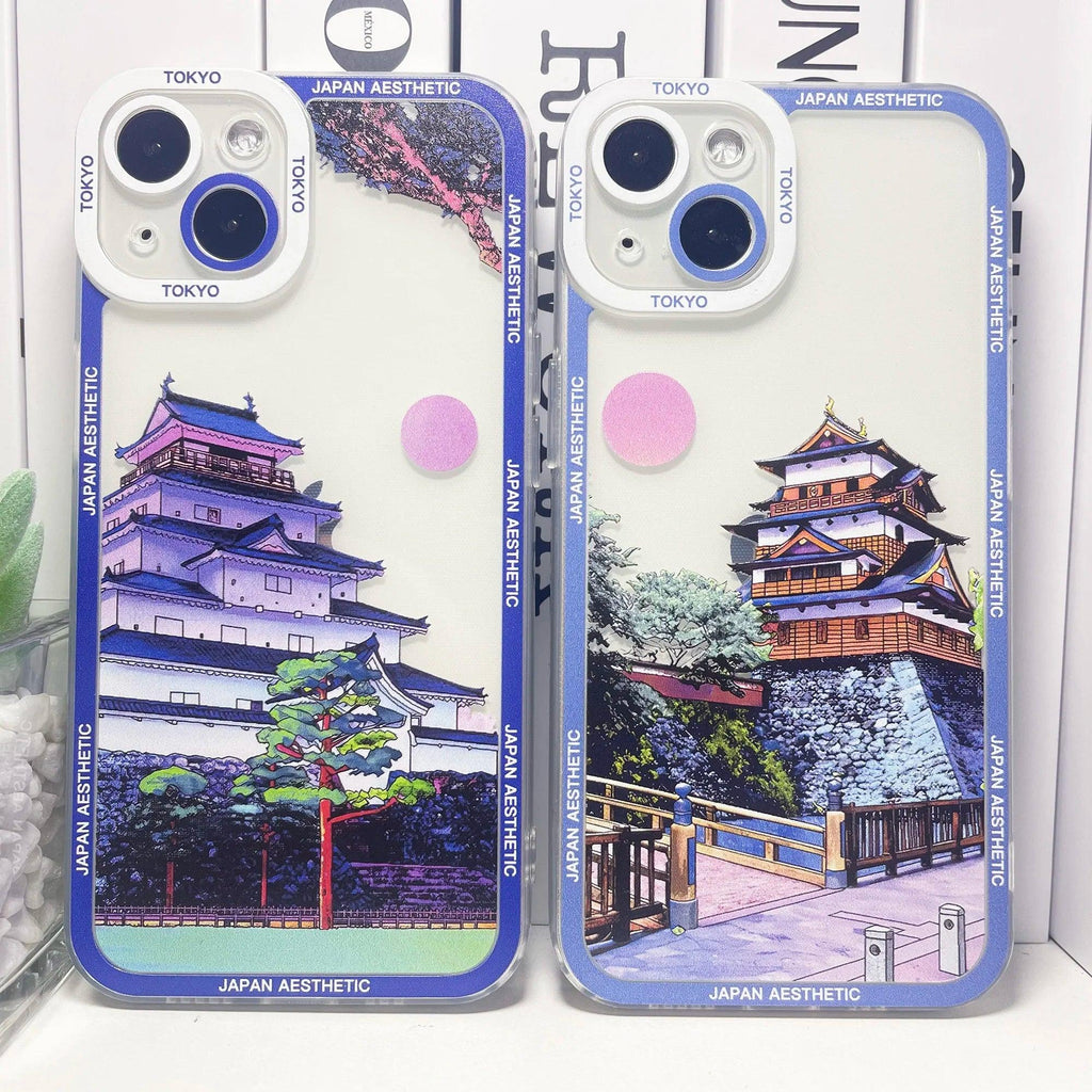 Japanese Castles iPhone Case - MoeMoeKyun