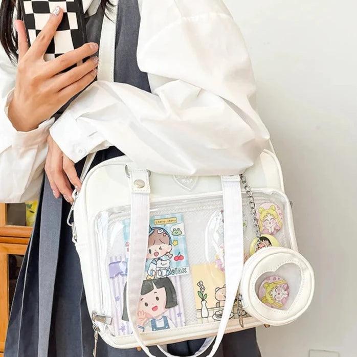 Japanese Style Ita Bag with Ita Trinket - MoeMoeKyun