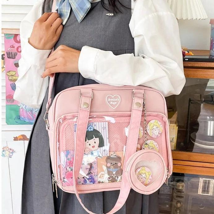 Japanese Style Ita Bag with Ita Trinket - MoeMoeKyun