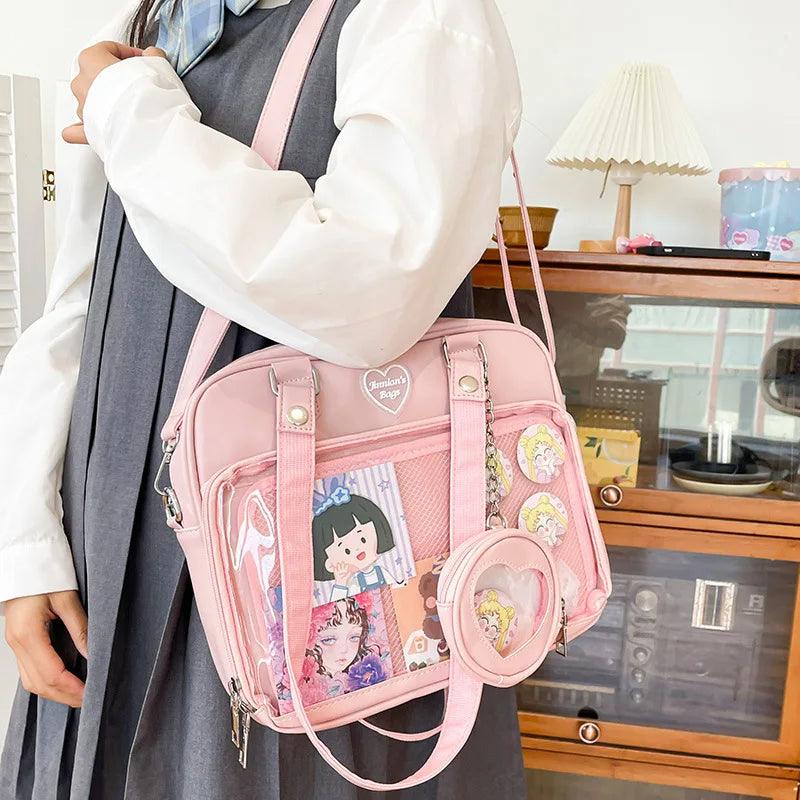 Japanese Style Ita Bag with Ita Trinket - MoeMoeKyun