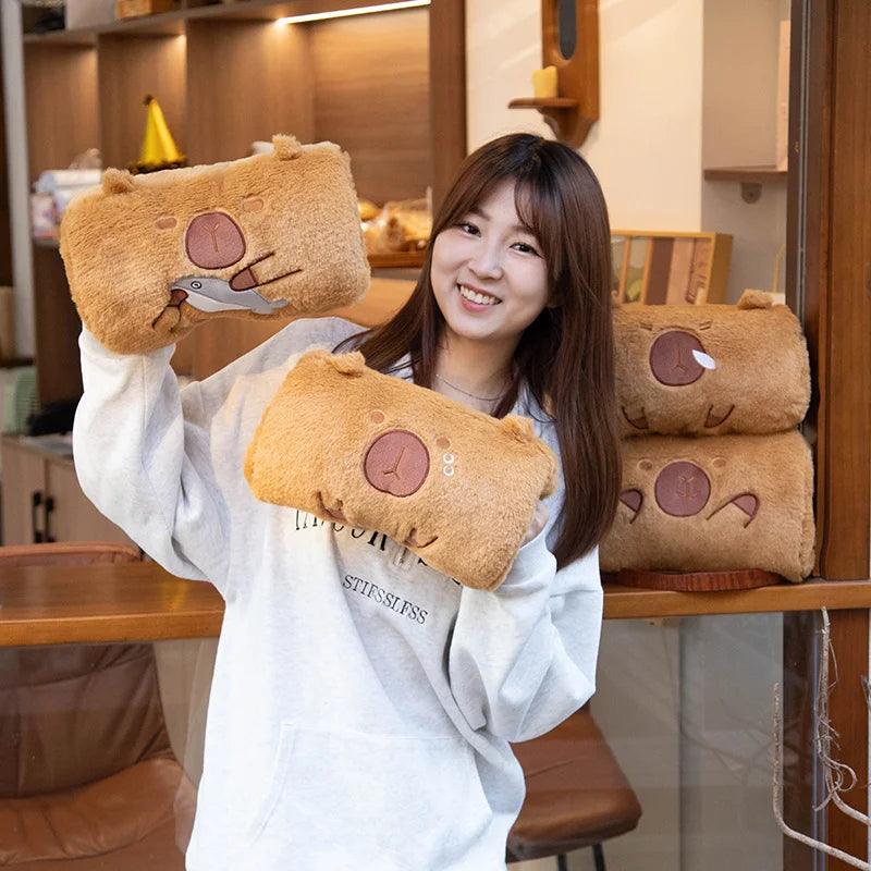 Kawaii Capybara Plush Hand Warmers | New - MoeMoeKyun