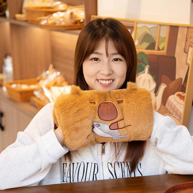 Kawaii Capybara Plush Hand Warmers | New - MoeMoeKyun