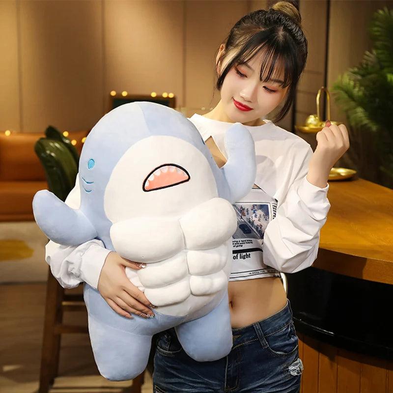 Muscle Shark Plush Toys - MoeMoeKyun